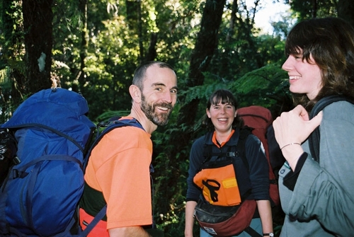 Volunteers (all kiwi handlers) with the Rimutaka Forest Park Trust