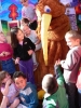 Arakura Primary School children meeting our kiwi mascot