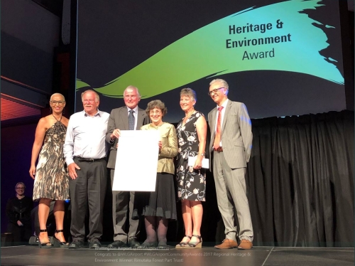 RFPT - Winners of the Regional Heritage & Environment Award at the 2017 Wellington Airport Regional Community Awards