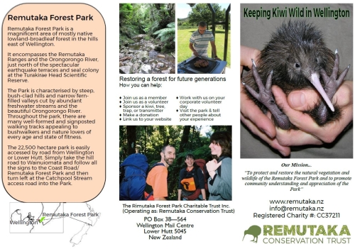Remutaka Conservation Trust flyer image